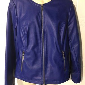 Women's Leather Dress Jacket w/ Lining.  Size PM.